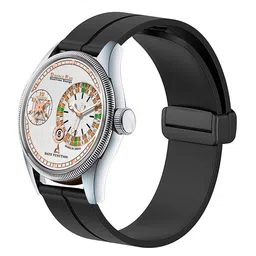 DOUBLERUN Unisex Dial & Straps Analogue Chronograph Watch H05N19027 image 2
