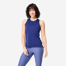 Women's Straight-Cut Fitness Tank Top - Dark Blue-image-25