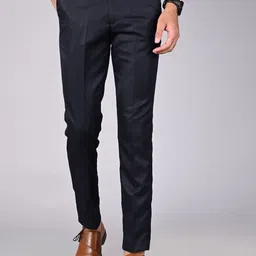 MANCREW Men Smart Regular Fit Easy Wash Formal Trousers-image-54