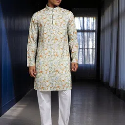 TRYBUY.IN Men Geometric Printed Kurta-image-13