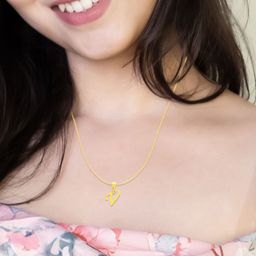 WHP JEWELLERS Timeless V Treasure 22 KT Yellow Gold Pendant For Women.-image-34