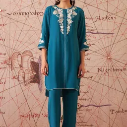 Lakshita Women Embroidered Co-ord Set-image-51