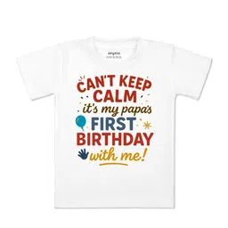 Arvesa Kids Typography Printed Applique T-shirt-picture-32
