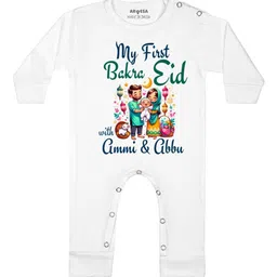 Arvesa My First Eid Printed Bodysuit-29
