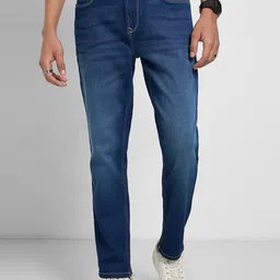 SF JEANS by Pantaloons Men Slim Fit Mid-Rise Low Distress Light Fade Jeans-image-89