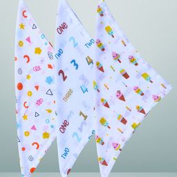 BAESD Pack Of 3 Printed Baby Wash Cloths-image-88
