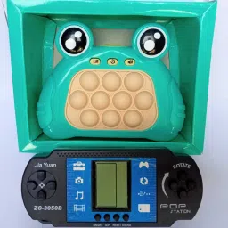 Combo Hand Handled Brick Pop Video Game & Toys Stress Relief for kids Pop It-image-67