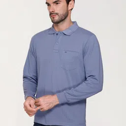 ARRAY Men Polo Collar Pockets T-shirt with Mask-58
