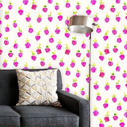 ArtzFolio Printed UV-Resistant Anti-Bacterial Purple Miniature Berries Peel & Stick Wallpaper-image-12