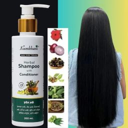 Herbal Shampoo Hair Growth Formula with Neem, Tulsi, Aloe Anti-Dandruff-image-26