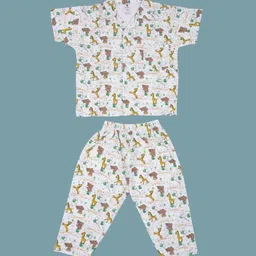 Yellow Bee Boys Printed Night suit-image-86