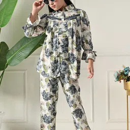 BAESD Girls Printed Shirt with Trousers-picture-23