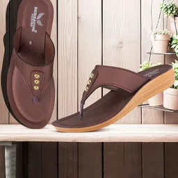 BERSACHE Women Ultra Soft Technology T-Strap Flats-image-18