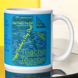 bettergiftflowers Blue & Green Text or Slogans Printed Ceramic Glossy Mugs Set of Cups and Mugs-image-48