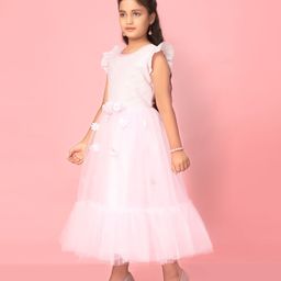 BAESD Net Fit & Flare Maxi Dress-image-90