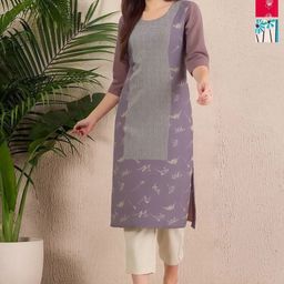 Anouk Rustic Selection Of 3 Printed Straight Kurtas-image-19