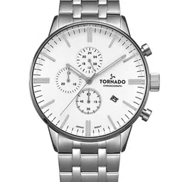 TORNADO Men Dial & Stainless Steel Bracelet Style Straps Analogue Chronograph Watch T6102-SBSS-image-14