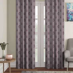 Aura Mauve & Purple Set of 2 Ethnic Motifs Door Curtain-image-78