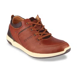 Red Chief Men Perforations Leather Trekking Shoes-image-19