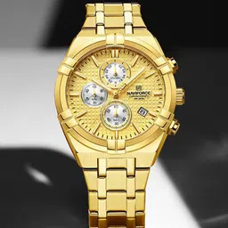 Naviforce Men Dial & Stainless Steel Straps Analogue Watch NF8042_G G G-image-48