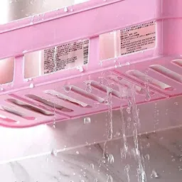 sjk Self Adhesive Multi-Purpose Wall Hanging BATHROOM floating Shelf Regular Organizer image 2