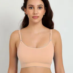 Samvar Brown Cotton Non-Wired Non Padded Minimizer Bra-picture-28