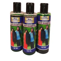 Maadurga ayurved bhander Set Of 3 Adivasi Shampoo For Anti-dandruff - 100 ml Each-2