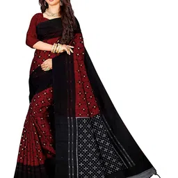 TITHI SAREES Geometric Printed Zari Sambalpuri Saree-53