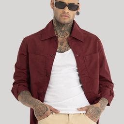 Snitch Men Longline Tailored Jacket with Embroidered-image-54