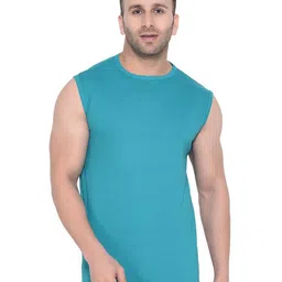Blisstone Men Solid Round Neck Cotton Slim Fit T-shirt-image-76