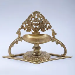 Exotic India Textured Pooja Diya-image-29