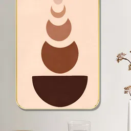 Myntra Elegant Homes Cream-Coloured & Brown 1 Piece Wood Other Wall Paintings-9