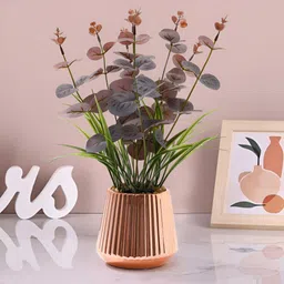 The Better Home Copper Toned & Green Artificial Flowers and Plants-40