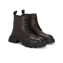 Delize Women Vegan Leather Winter Boots-image-3