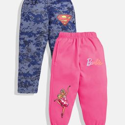 YK X Minute Mirth Kids Pack of 2 Printed Track Pants-image-23