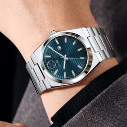 Shocknshop Men Patterned Analogue Multi Function Watch WCH152Blue image 2