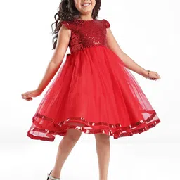 Mark and Mia Girls Embellished A-Line Knee Length Dress-image-61