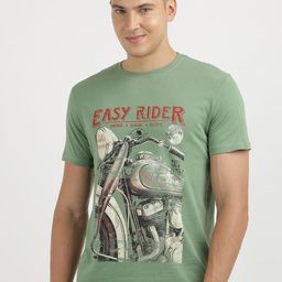 MaverIQ Men Typography Printed Round Neck Cotton T-shirt-picture-42