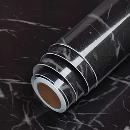 Aura Grey & Black Self Adhesive Wallpaper-91