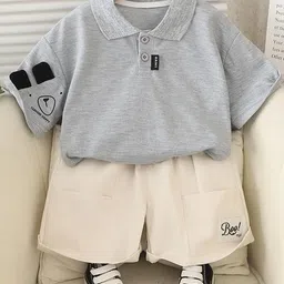 LULU & SKY Boys T-shirt with Shorts-picture-19