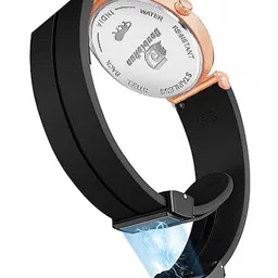 DOUBLERUN Unisex Dial & Textured Straps Analogue Multi Function Watch H05N26016 image 3
