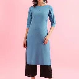HRITIKA Round Neck Straight Kurta-picture-21