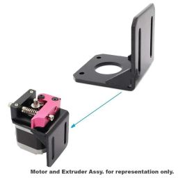 NEMA 17 Mounting L Bracket for Stepper Motor for 3d printer image 2