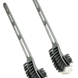 ARPANA BRIGHT Grey & White 2 Pieces Double Side Brush Bathroom Accessories-45