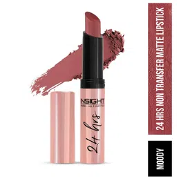 Insight Cosmetics Long-Lasting 24 Hrs Non Transfer Matte Lipstick - Moody image 2