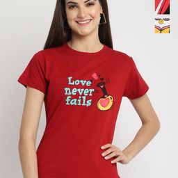 Dreambe Women Typography 3 Wonder Woman Printed Applique T-shirt-image-10
