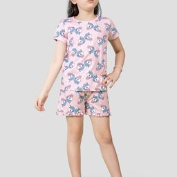 TRESNOVA Unisex Kids Printed Night suit-image-76