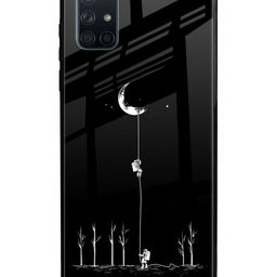 QRIOH Geometric Printed Samsung Galaxy A51 Back Case Mobile Accessories-21
