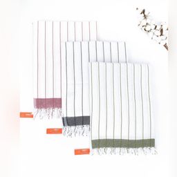 The Bath Community Assorted 3 Pieces Cotton 150 GSM Bath Towel-87