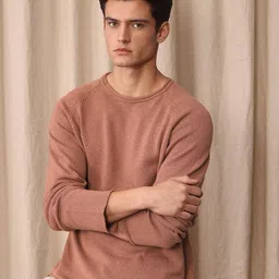 Mr Bowerbird Cotton Linen Liberal Fit Pullover Sweaters-picture-16